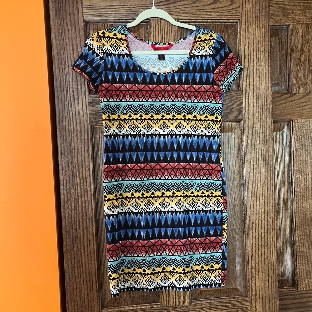 Multicolored tight dress by Hot Kiss